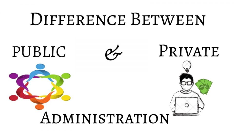 Differenza tra amministrazione pubblica e privata 