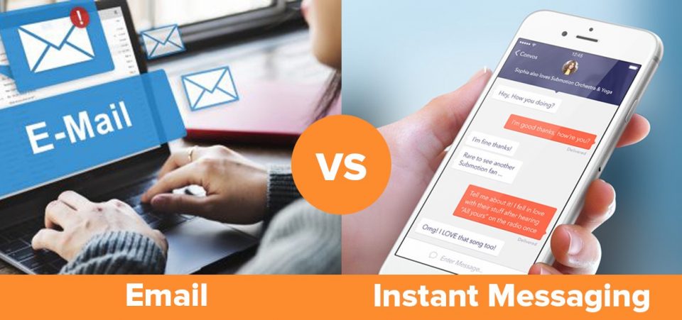Differenza tra email e messaggistica istantanea (IM)