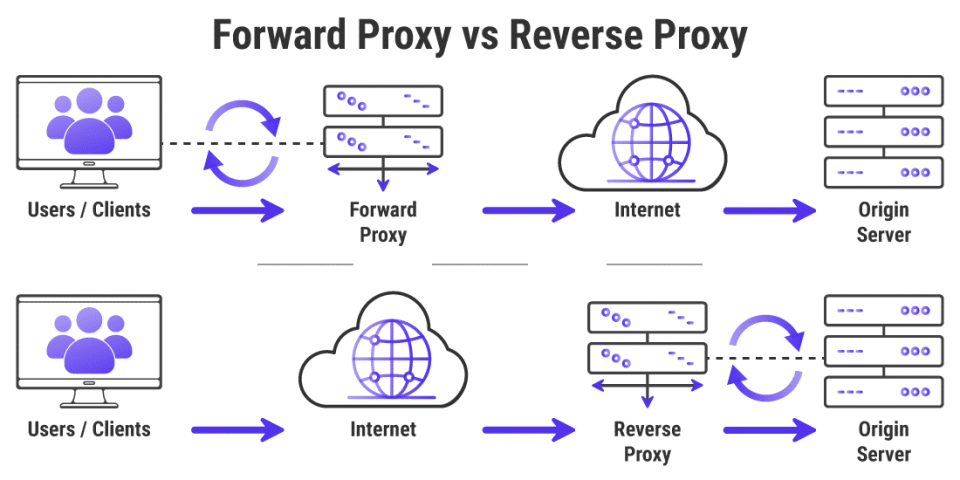 Caratteristiche e differenza tra forward proxy e reverse proxy in informatica