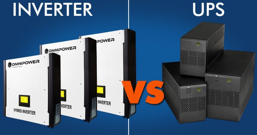 Caratteristiche e differenza tra UPS e inverter in elettronica