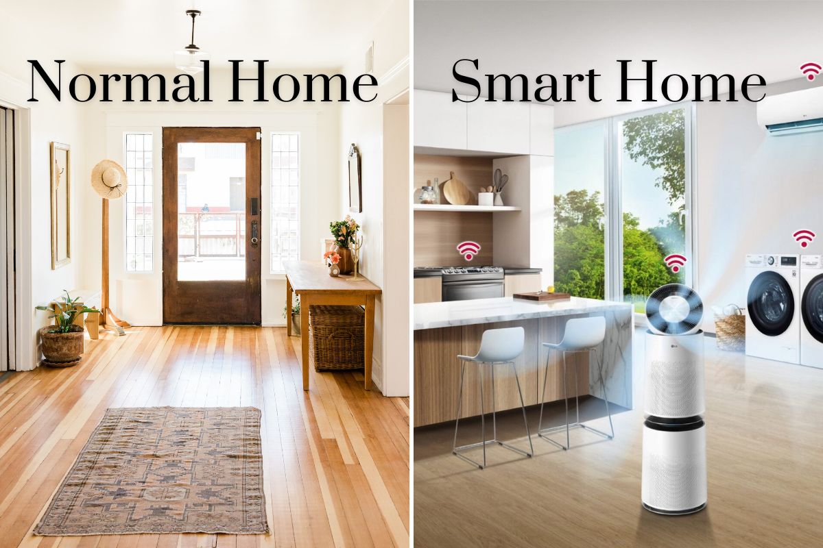 Caratteristiche e differenza tra casa normale e casa intelligente in  tecnologia